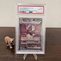 Pokemon Charizard ex 234/091 PSA 10 Special Illustration Rare SIR Paldean Fates