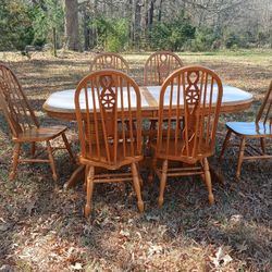 Wooden 7pc Dinette Set