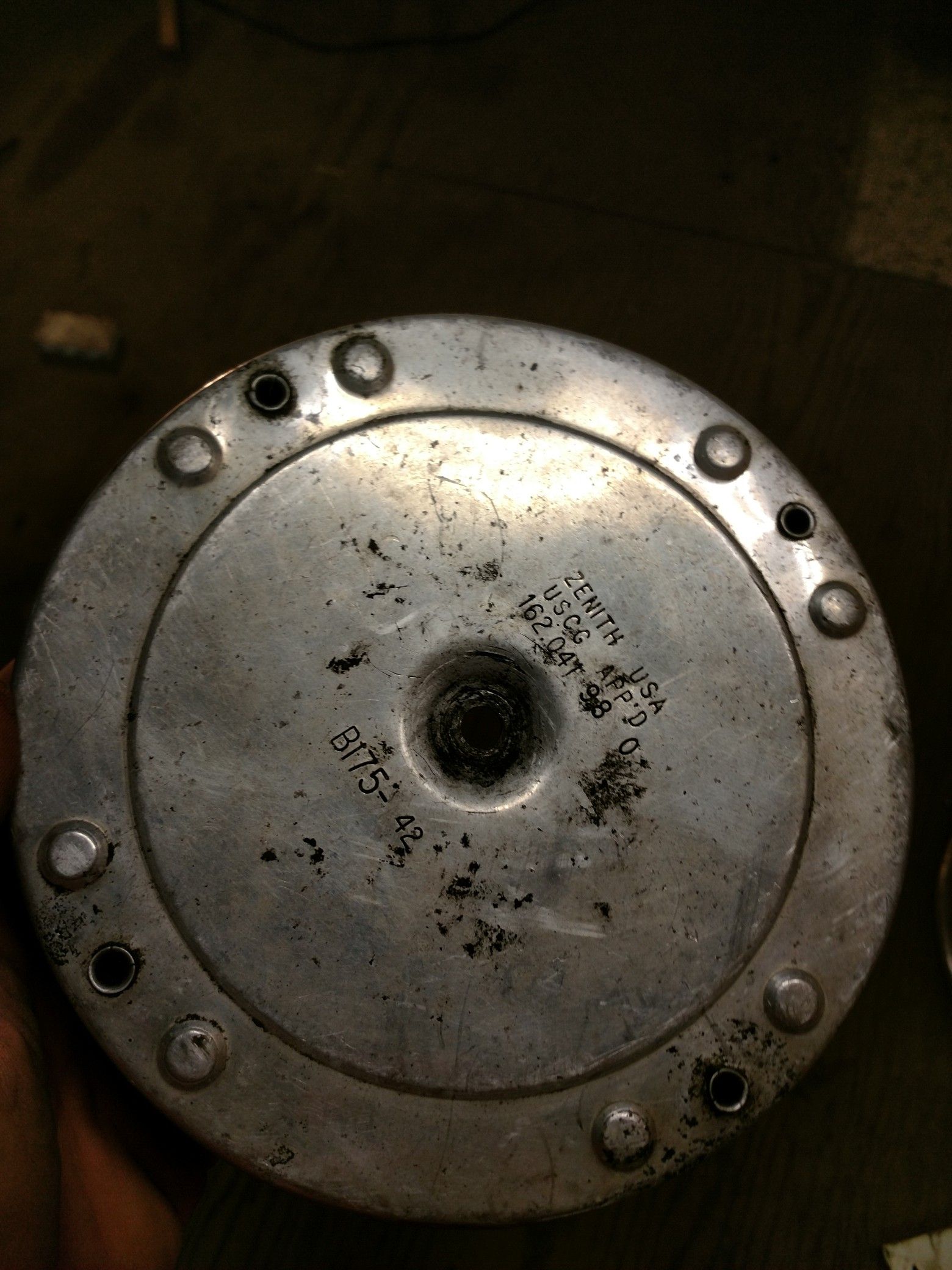 Marine air cleaner, spark arrestor