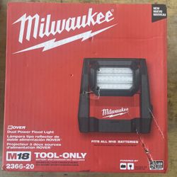 Milwaukee 2366-20 M18™ ROVER™ Dual Power Flood Light - Brand New !