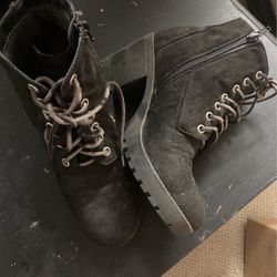 Black Heeled Booties