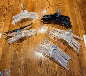 Hangers-Assorted-Plastic-with Metal Hooks 50 Total!
