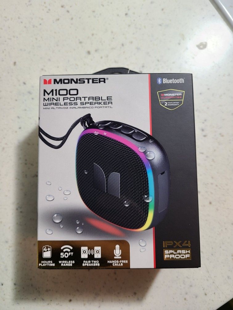 Mo Ster Mini Portable Wireless Speaker New