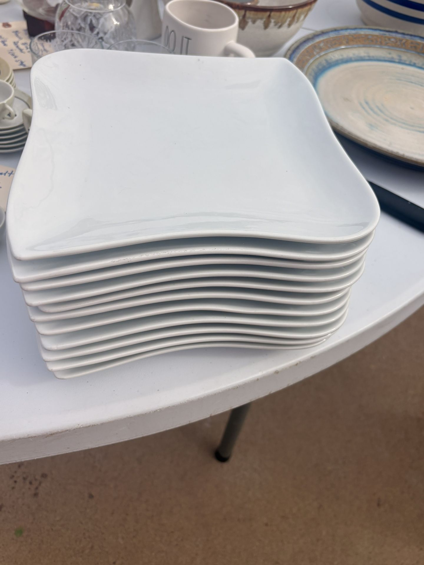 Glass Plates Full Set 40. $5 An Plate