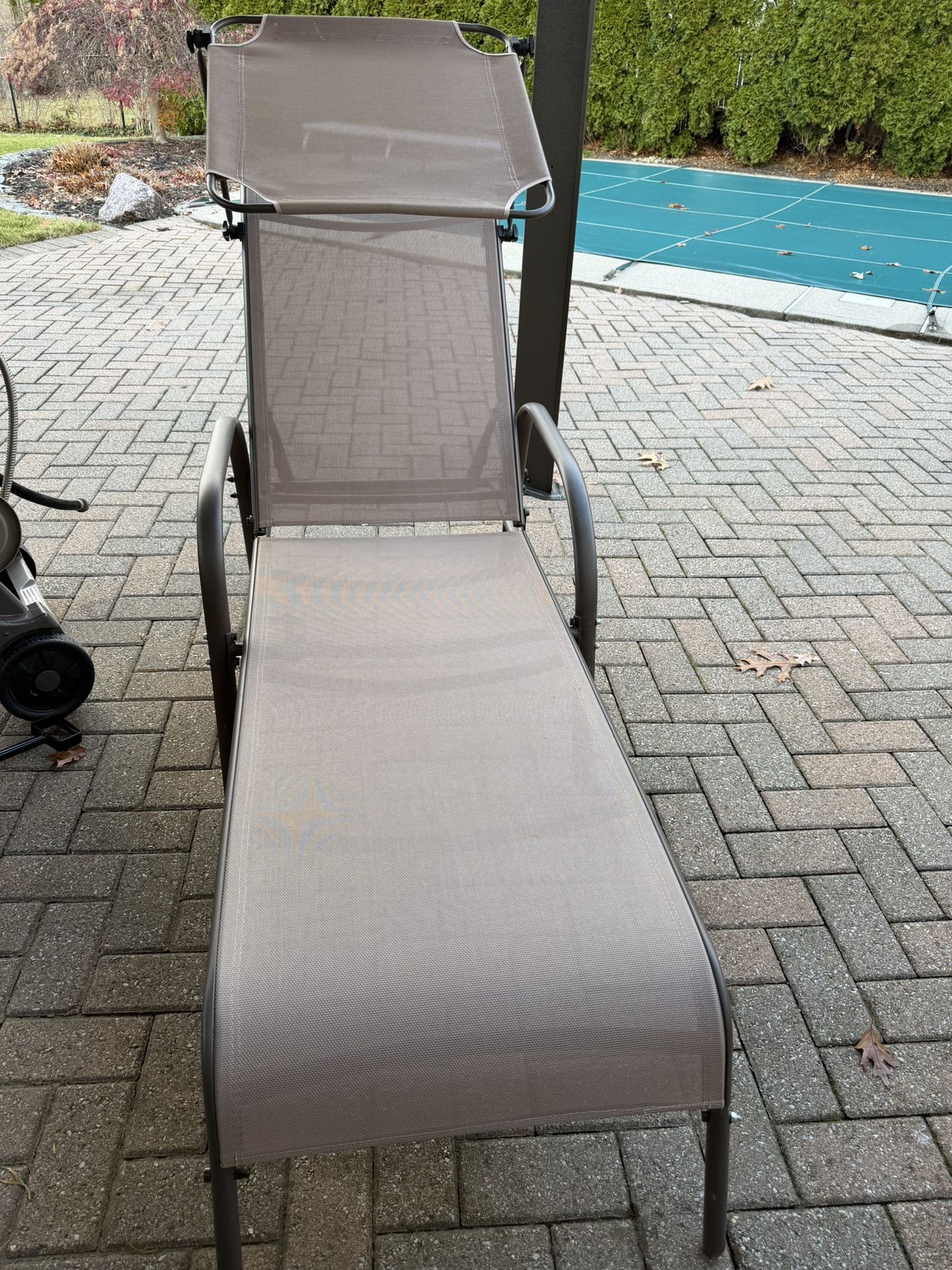 2 Lounge Chairs with Canopy