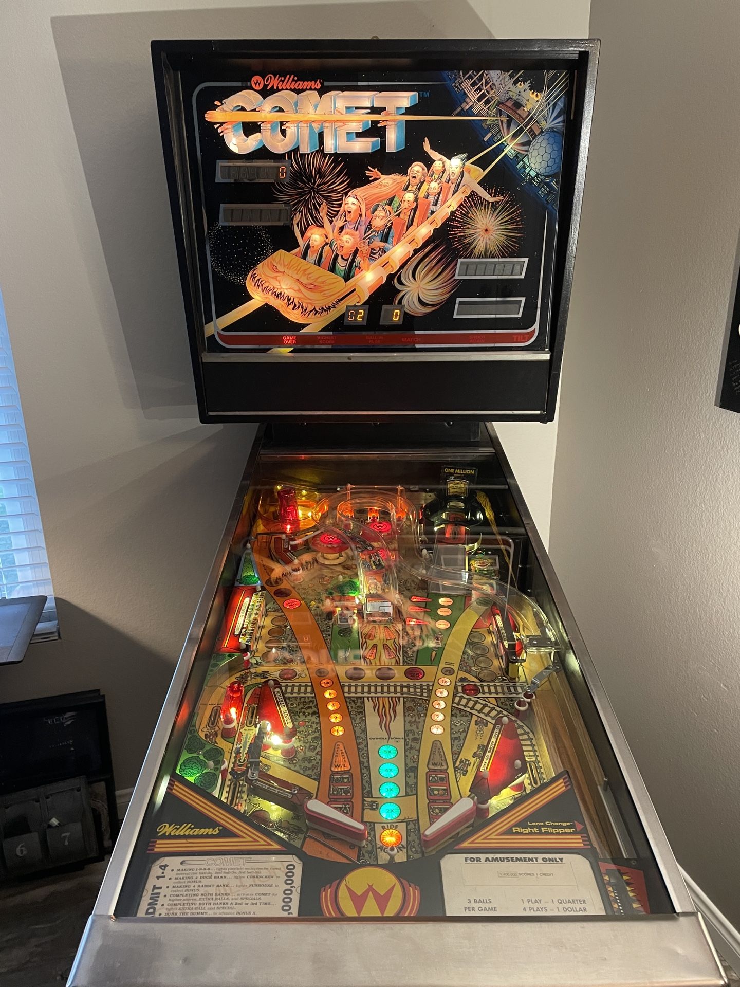 Williams Comet Pinball Machine