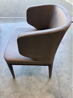 Leather Cube Chairs