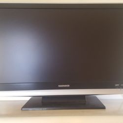 📺 MAGNAVOX - SILVER & BLACK FLAT SCREEN T.V. [ READ DESCRIPTION! ]📺