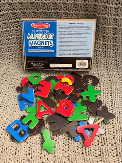 Melissa and Doug alphabet magnets