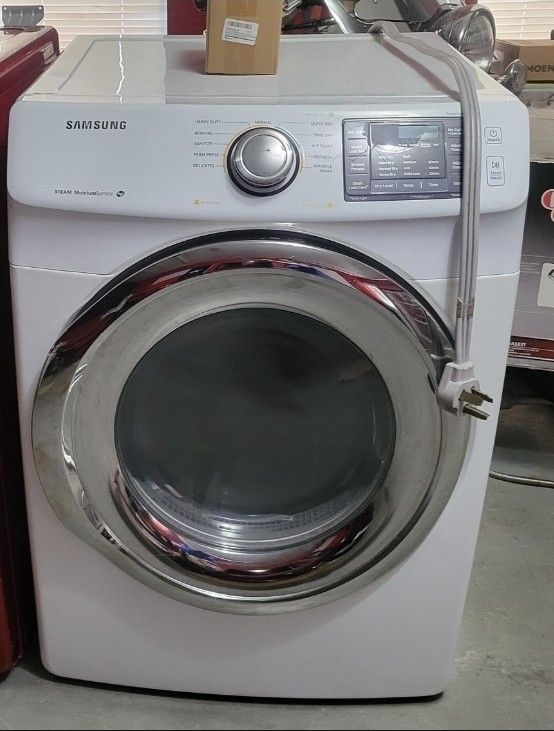 White Samsung Electric Dryer - PLEASE READ