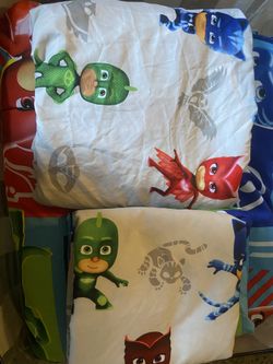 Pj Masks Twin Bed Set New
