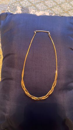 14k. over silver necklace