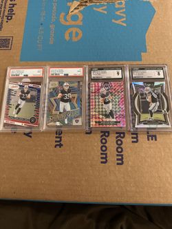 4 2024 Rookie Brock Bowers Cards Graded By PSA And CGC