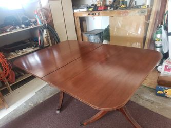 Table with glass top