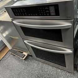 LG Stainless Steel 30” Microwave Oven Combo Smart Electric 