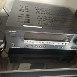 Onkyo Receiver With Speakers