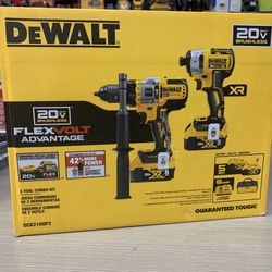 Dewalt New Hammer Drill And Impact , Battery 5ah (2) Rápid Charger