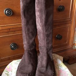 Boots, Merrell brand, suede