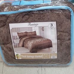 Sherpa Blanket 3 Pc Calking