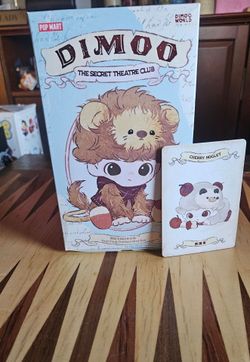 POP MART DIMOO The Secret Theatre Club Series Vinyl Plush Pendant
