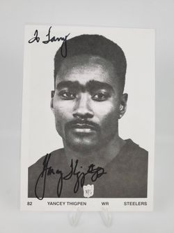 Yancey Thigpen Signed Photo Framed