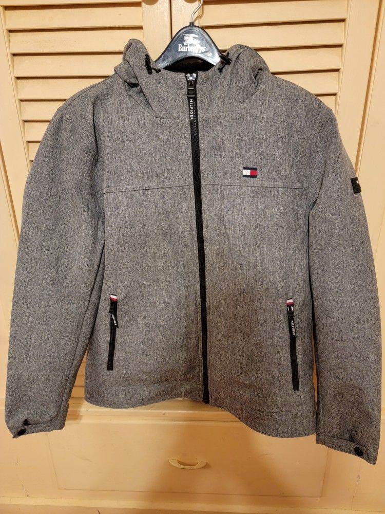 Tommy Hilfiger/Shelled,Fleece/Hoodie/Gray/New