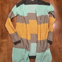Woman’s jodifl Striped Cardigan Shipping Available 