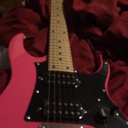 Hot pink Ibanez Gio Electric Guitar