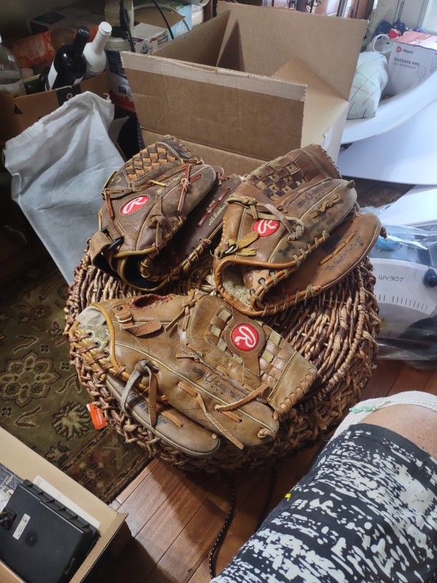 Rawlings Baseball Gloves, 12,12,13 Inch