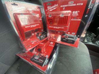 Milwaukee M18 Xc High Output Batterys W/charger