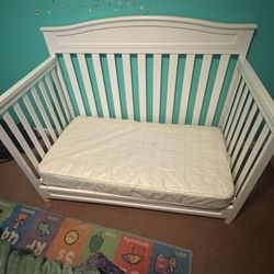 White Crib That Converts To Toddler Bed
