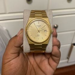 Gold Tissot Prx Powermatic 80