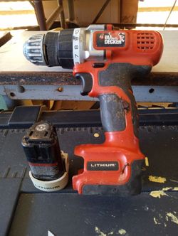 Black & Decker  12v drill