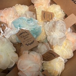 Wedding Shower Favors Loofah and Soap