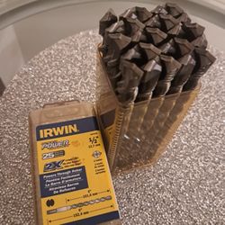 Irwin 25 Piece Speed Hammer Bits .1/2" X 6"