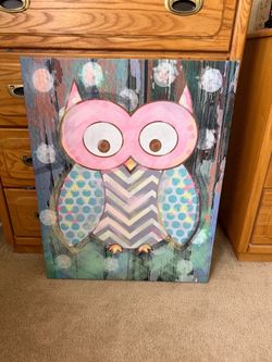 Wall art 🖼️ owl 🦉