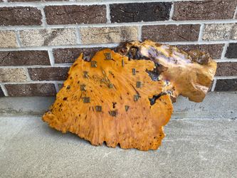 Clock Wood 25”x15”