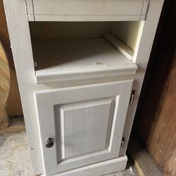 Cabinet With Pull Out Desk And Drawer 