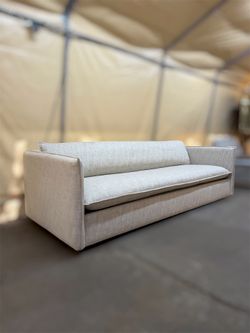CB2 Corroy Natural Linen Sofa Delivery Available