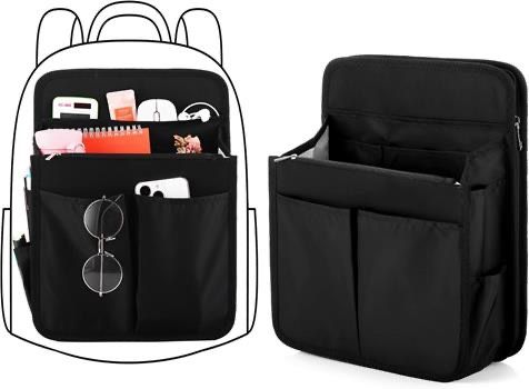 Backpack Organizer 2 Pieces Large Nylon
