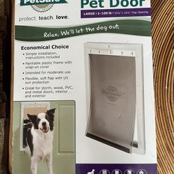 PETSAFE PET DOOR Large 100 LBS