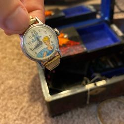 Old Cinderella Watch Plus Jewelry Box