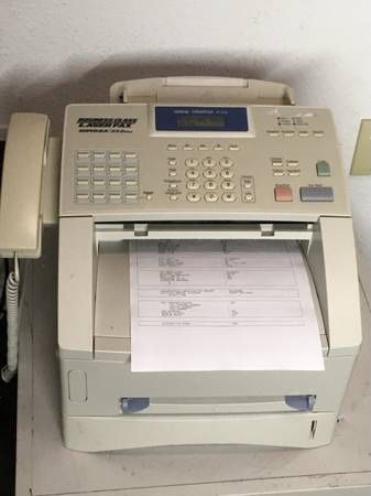 Brother IntelliFAX 4750E Laser Printer Fax Machine Copier Scan Phone