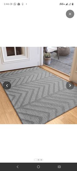 Gray Chevron Indoor Outdoor Area Rug