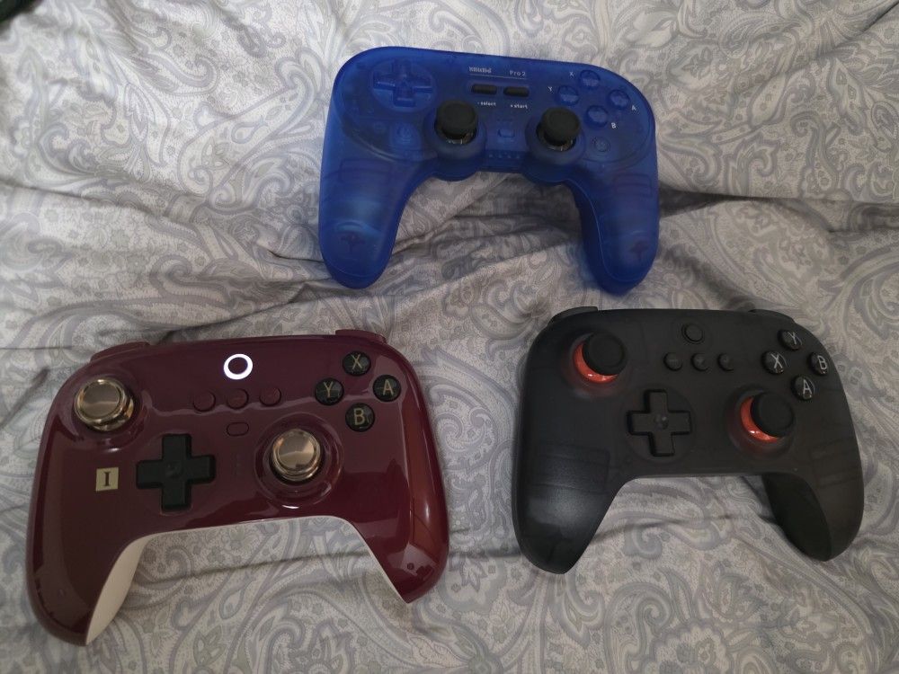 Nintendo Switch 8bitdo Controllers (All 3 for less than the price of 1)