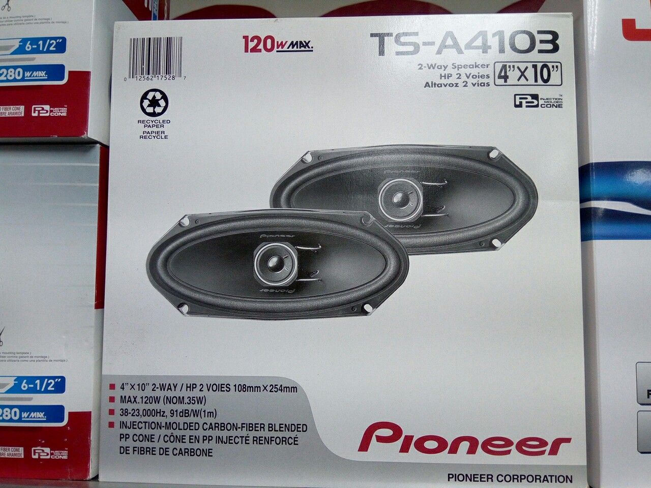 New Pioneer car audio 4x10 speaker pair