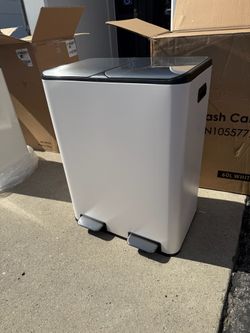 16GL Double Compartment Trash Can 