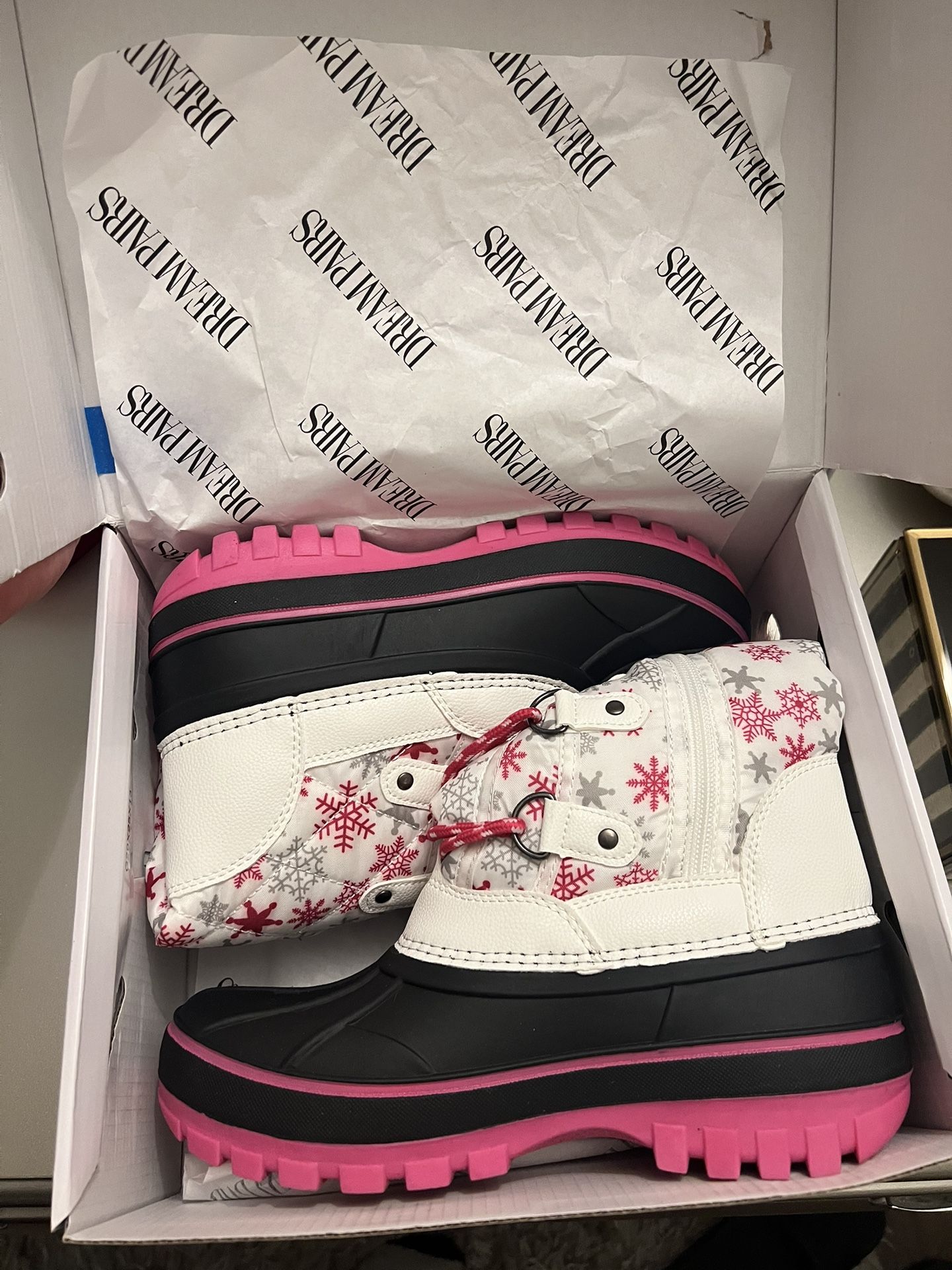 Pink Dream Paris Boots