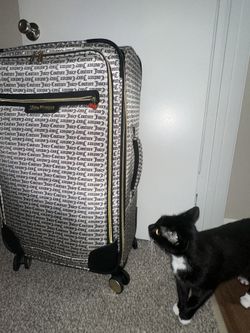 juicy couture large suit case 