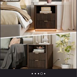 Nightstand With Charging Station 